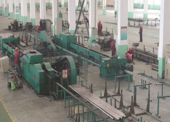 ท่อโลหะ 3 ม้วน Mill / Rolling Mill เครื่องจักร 55KW กับ Carbon Steel 80 m / Min